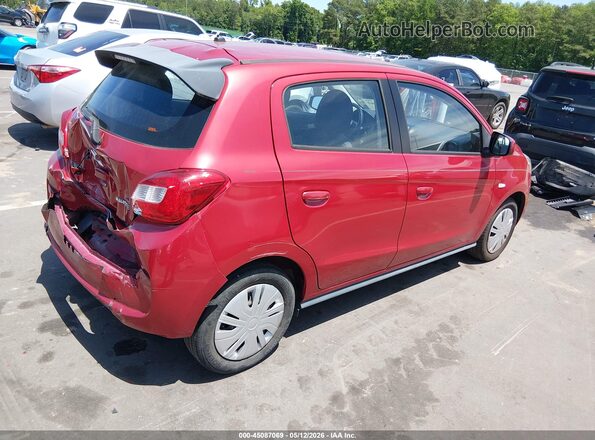 ML32A3HJ6JH013393 2018 MITSUBISHI MIRAGE Red Rear right