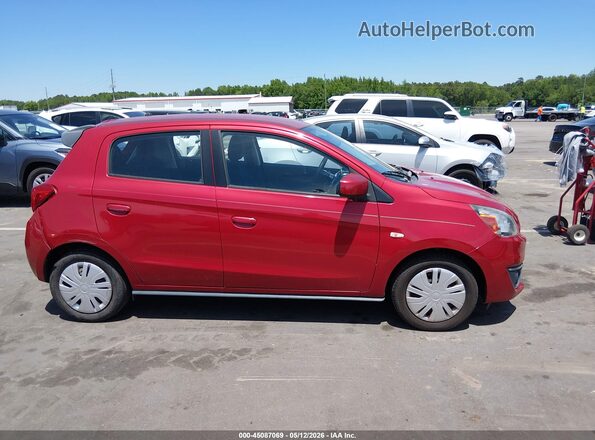 ML32A3HJ6JH013393 2018 MITSUBISHI MIRAGE Red Rear interior view