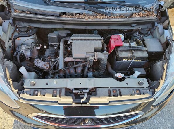ML32A3HJ7JH009451 2018 MITSUBISHI MIRAGE Black Вид задньої частини салону