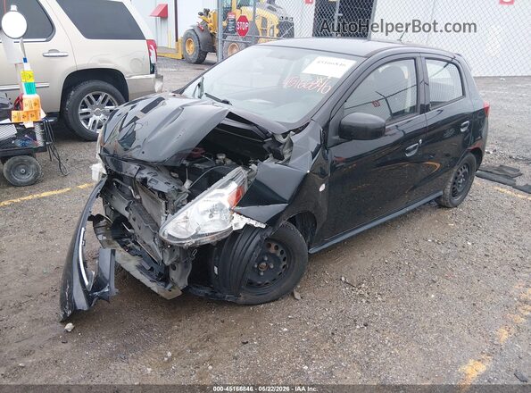 ML32A3HJ7LH002339 2020 MITSUBISHI MIRAGE Black წინა მარცხენა ხედი სამი მეოთხედიდან