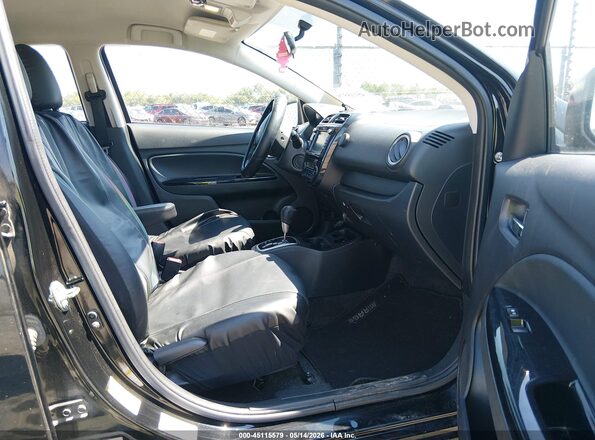 ML32A4HJ2KH015181 2019 MITSUBISHI MIRAGE Black Widok wnętrza z przodu