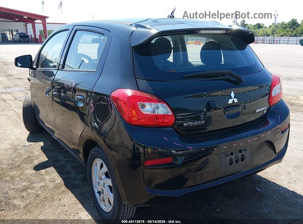 ML32A4HJ2KH015181 2019 MITSUBISHI MIRAGE Black Tył lewy