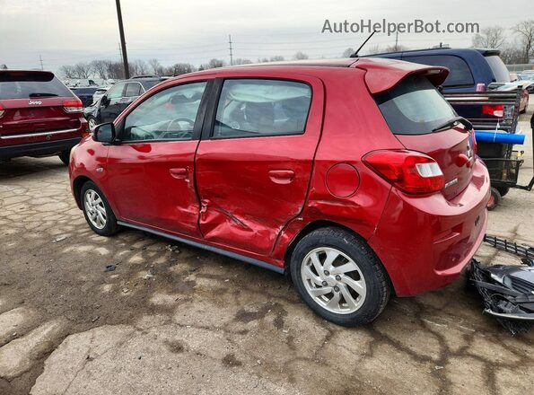ML32A4HJ9JH014270 2018 MITSUBISHI MIRAGE Красный Задняя левая четверть