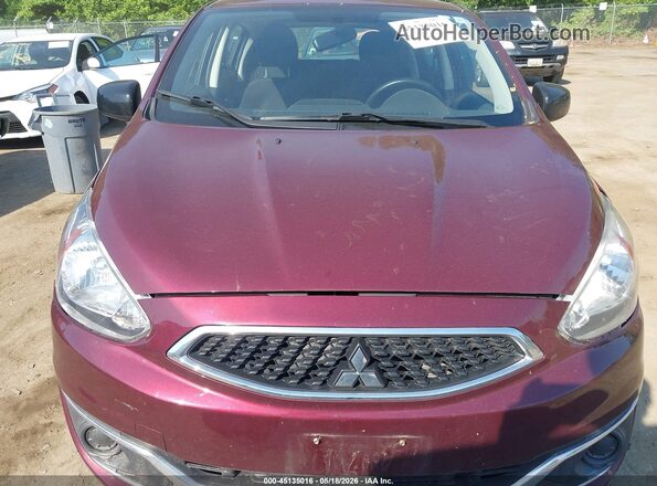 ML32A5HJ0KH008865 2019 MITSUBISHI MIRAGE Maroon ხელსაწყოთა პანელის ხედი