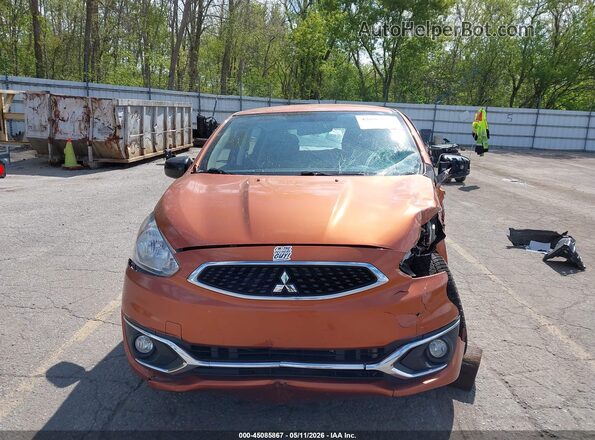 ML32A5HJ3KH010299 2019 MITSUBISHI MIRAGE Orange 