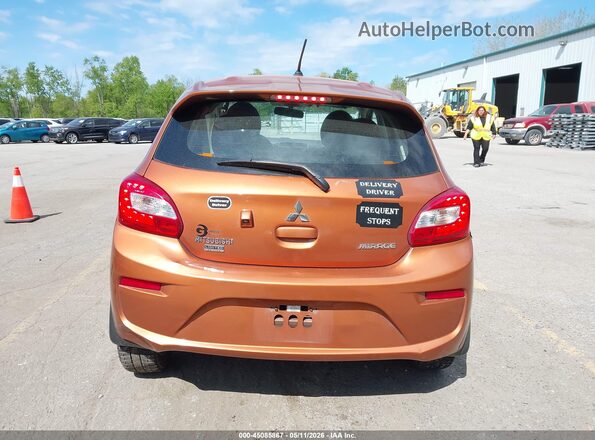 ML32A5HJ3KH010299 2019 MITSUBISHI MIRAGE Orange 