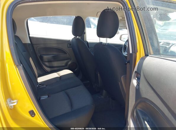 ML32AUHJ0MH007213 2021 MITSUBISHI MIRAGE Yellow VIN კოდის სტიკერის ხედი