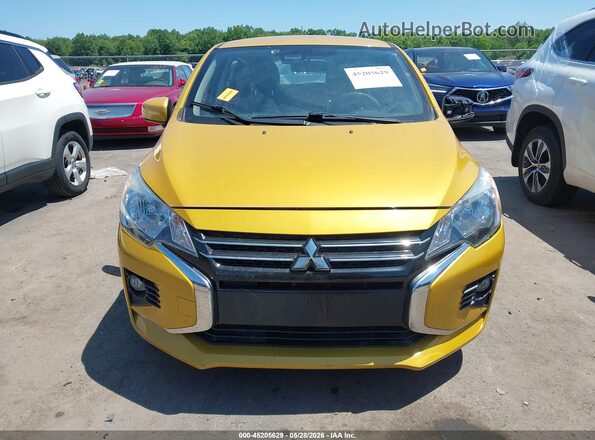 ML32AUHJ0MH007213 2021 MITSUBISHI MIRAGE Yellow უკანა სალონის ხედი