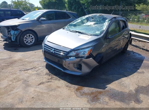 ML32AUHJ1NH009098 2022 MITSUBISHI MIRAGE Gray Передня ліва чверть