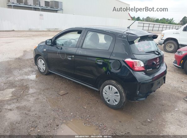 ML32AUHJ2RH016888 2024 MITSUBISHI MIRAGE Black Задня ліва чверть