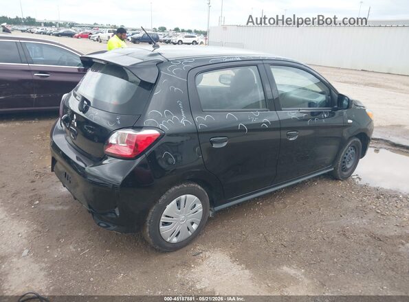 ML32AUHJ2RH016888 2024 MITSUBISHI MIRAGE Black Задня права чверть