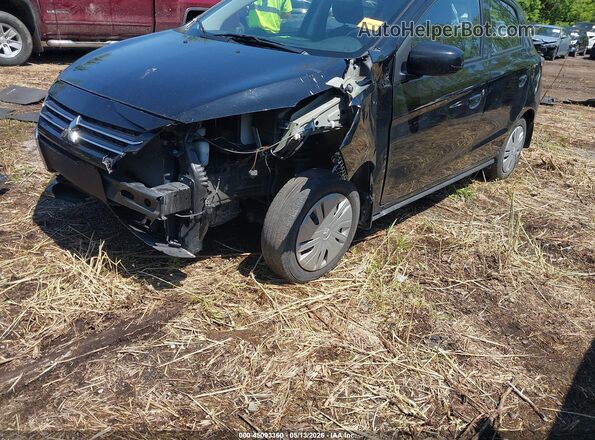 ML32AUHJ3RH012476 2024 MITSUBISHI MIRAGE Black წინა ხედი