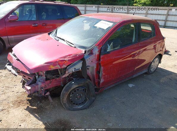ML32AUHJ4MH002614 2021 MITSUBISHI MIRAGE Red 