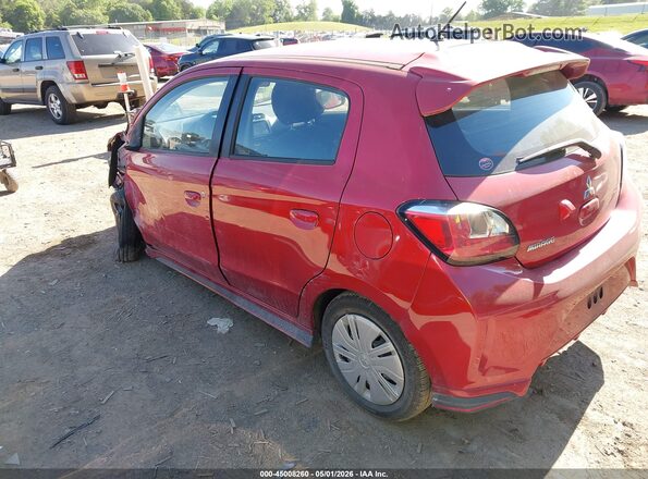 ML32AUHJ4MH002614 2021 MITSUBISHI MIRAGE Red 