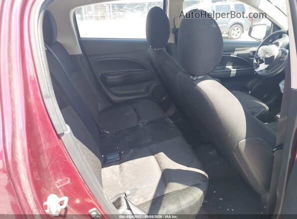 ML32AUHJ4MH008137 2021 MITSUBISHI MIRAGE Бордовый Вид наклейки с VIN-кодом