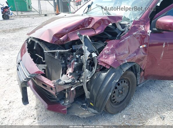 ML32AUHJ4MH008137 2021 MITSUBISHI MIRAGE Бордовый Вид спереди