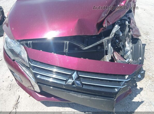 ML32AUHJ4MH008137 2021 MITSUBISHI MIRAGE Бордовый Вид задней части салона