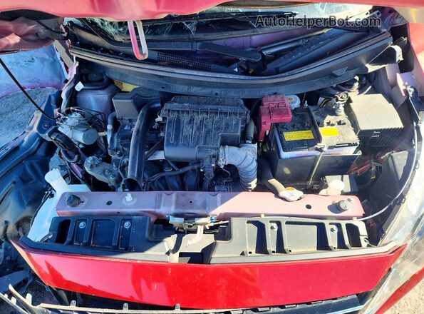 ML32AUHJ4MH011975 2021 MITSUBISHI MIRAGE Red Widok wnętrza z tyłu