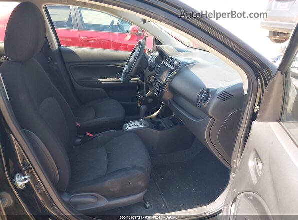 ML32AUHJ4NH005126 2022 MITSUBISHI MIRAGE Black Widok wnętrza z przodu
