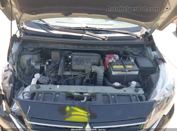 ML32AUHJ4NH005126 2022 MITSUBISHI MIRAGE Black Widok z tyłu