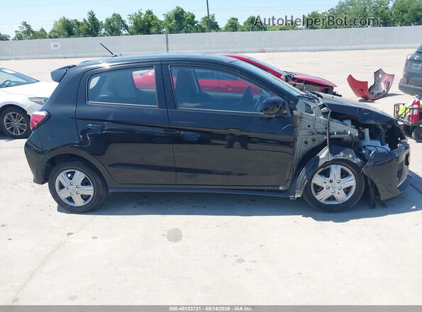 ML32AUHJ4NH005126 2022 MITSUBISHI MIRAGE Black Widok wnętrza z tyłu