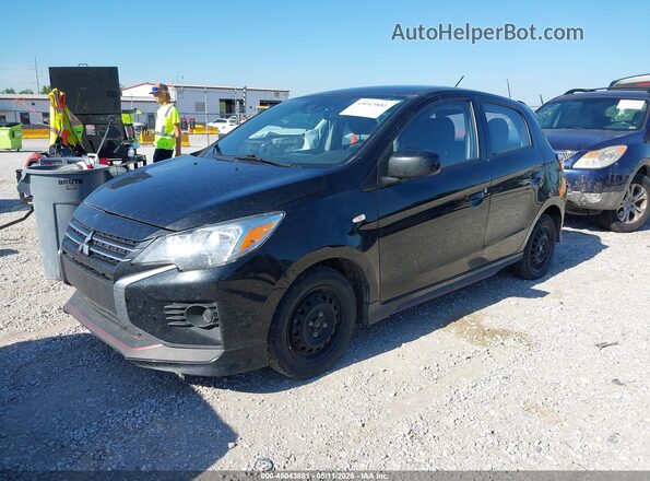 ML32AUHJ4NH007720 2022 MITSUBISHI MIRAGE Black Vista tres cuartos delantera izquierda