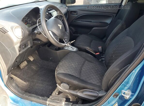 ML32AUHJ5NH001795 2022 MITSUBISHI MIRAGE Blue Widok wnętrza z przodu