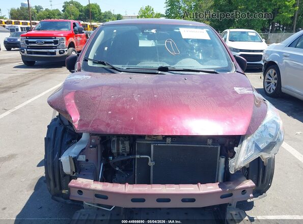 ML32AUHJ5NH006981 2022 MITSUBISHI MIRAGE Maroon Widok z przodu