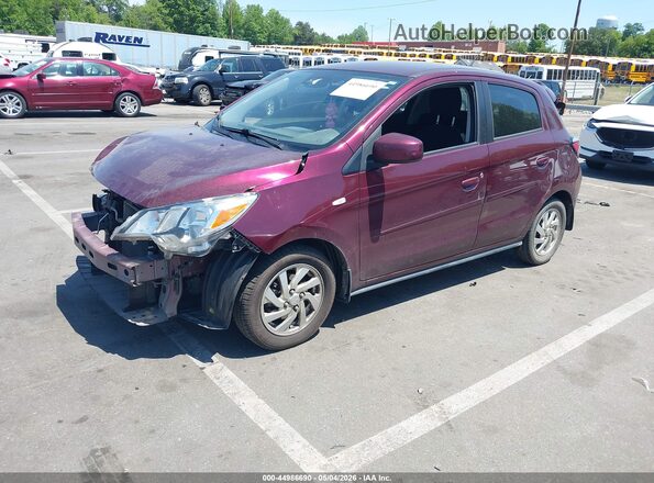 ML32AUHJ5NH006981 2022 MITSUBISHI MIRAGE Maroon Przód lewy