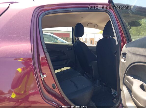 ML32AUHJ5NH006981 2022 MITSUBISHI MIRAGE Maroon Widok naklejki z numerem VIN