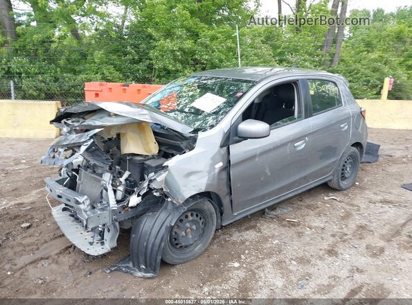 ML32AUHJ7MH006513 2021 MITSUBISHI MIRAGE Gray წინა მარცხენა ხედი სამი მეოთხედიდან