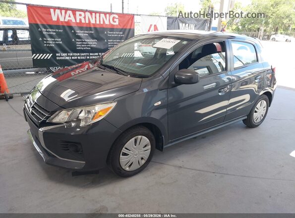 ML32AUHJ7RH002579 2024 MITSUBISHI MIRAGE Gray Передня ліва чверть