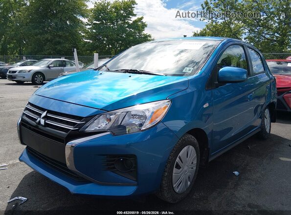 ML32AUHJ8RH015860 2024 MITSUBISHI MIRAGE Синий Передняя левая четверть