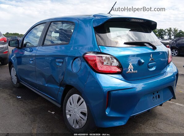 ML32AUHJ8RH015860 2024 MITSUBISHI MIRAGE Синий Задняя левая четверть