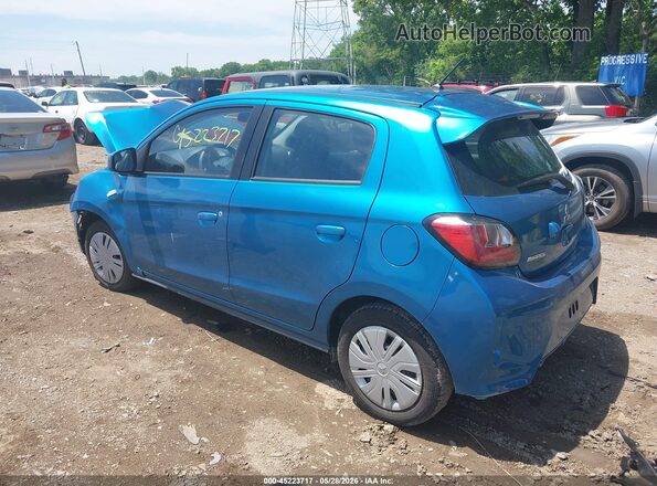 ML32AUHJ8RH037809 2024 MITSUBISHI MIRAGE Синий Задняя левая четверть