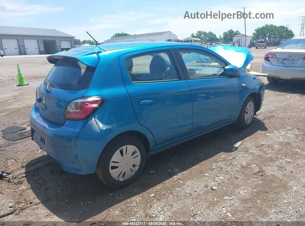 ML32AUHJ8RH037809 2024 MITSUBISHI MIRAGE Синий Задняя правая четверть