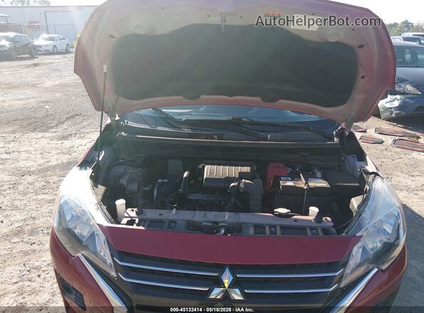 ML32AUHJ9MH004942 2021 MITSUBISHI MIRAGE Red Հետևի տեսք