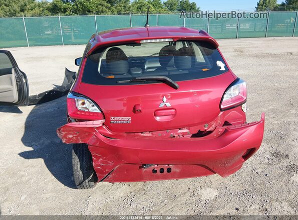 ML32AUHJ9MH004942 2021 MITSUBISHI MIRAGE Red 