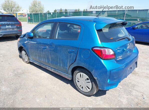 ML32AUHJXMH002827 2021 MITSUBISHI MIRAGE Blue Rear left