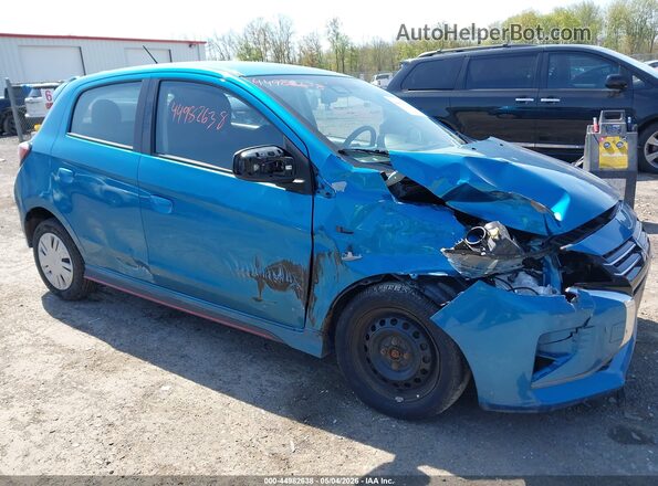 ML32AUHJXMH002827 2021 MITSUBISHI MIRAGE Blue Front view