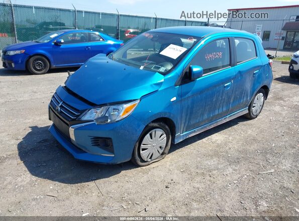 ML32AUHJXMH002827 2021 MITSUBISHI MIRAGE Blue Front left