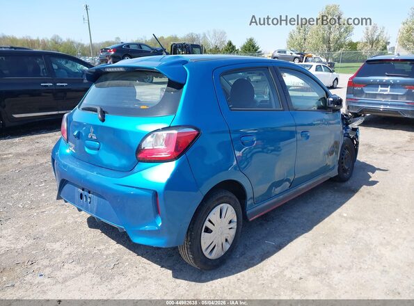 ML32AUHJXMH002827 2021 MITSUBISHI MIRAGE Blue Rear right