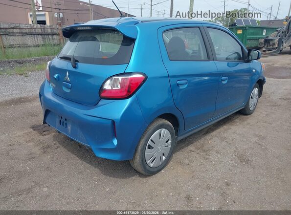 ML32AUHJXMH013598 2021 MITSUBISHI MIRAGE Blue 