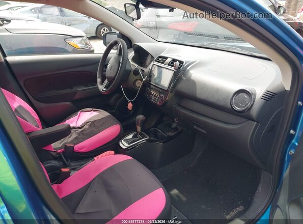 ML32AWHJ4RH022333 2024 MITSUBISHI MIRAGE Light Blue წინა სალონის ხედი