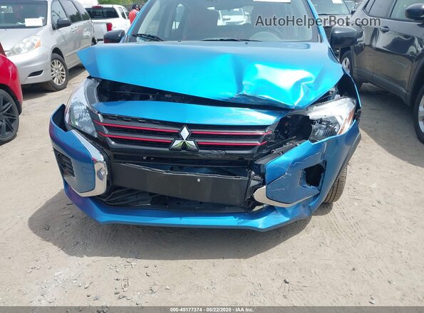 ML32AWHJ4RH022333 2024 MITSUBISHI MIRAGE Light Blue წინა ხედი