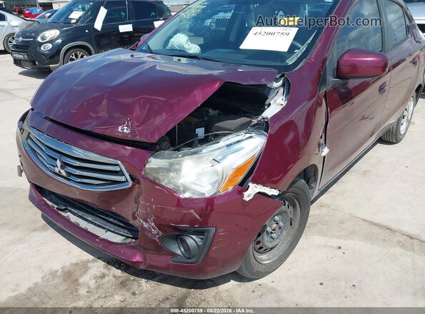 ML32F3FJ0JHF11130 2018 MITSUBISHI MIRAGE G4 Purple წინა ხედი