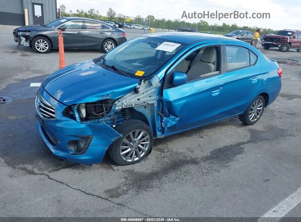 ML32F3FJ0JHF12052 2018 MITSUBISHI MIRAGE G4 Синий Передняя левая четверть
