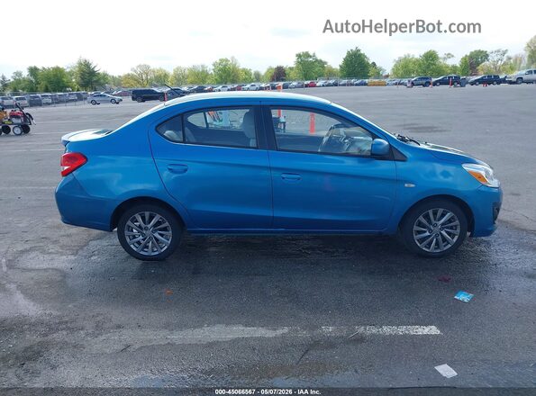 ML32F3FJ0JHF12052 2018 MITSUBISHI MIRAGE G4 Синий Вид задней части салона