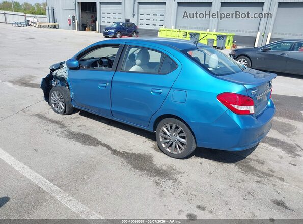 ML32F3FJ0JHF12052 2018 MITSUBISHI MIRAGE G4 Синий Задняя левая четверть