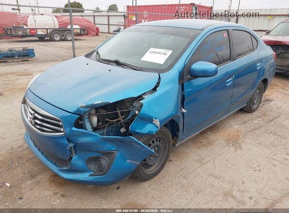 ML32F3FJ0KHF04793 2019 MITSUBISHI MIRAGE G4 Blue Przód lewy